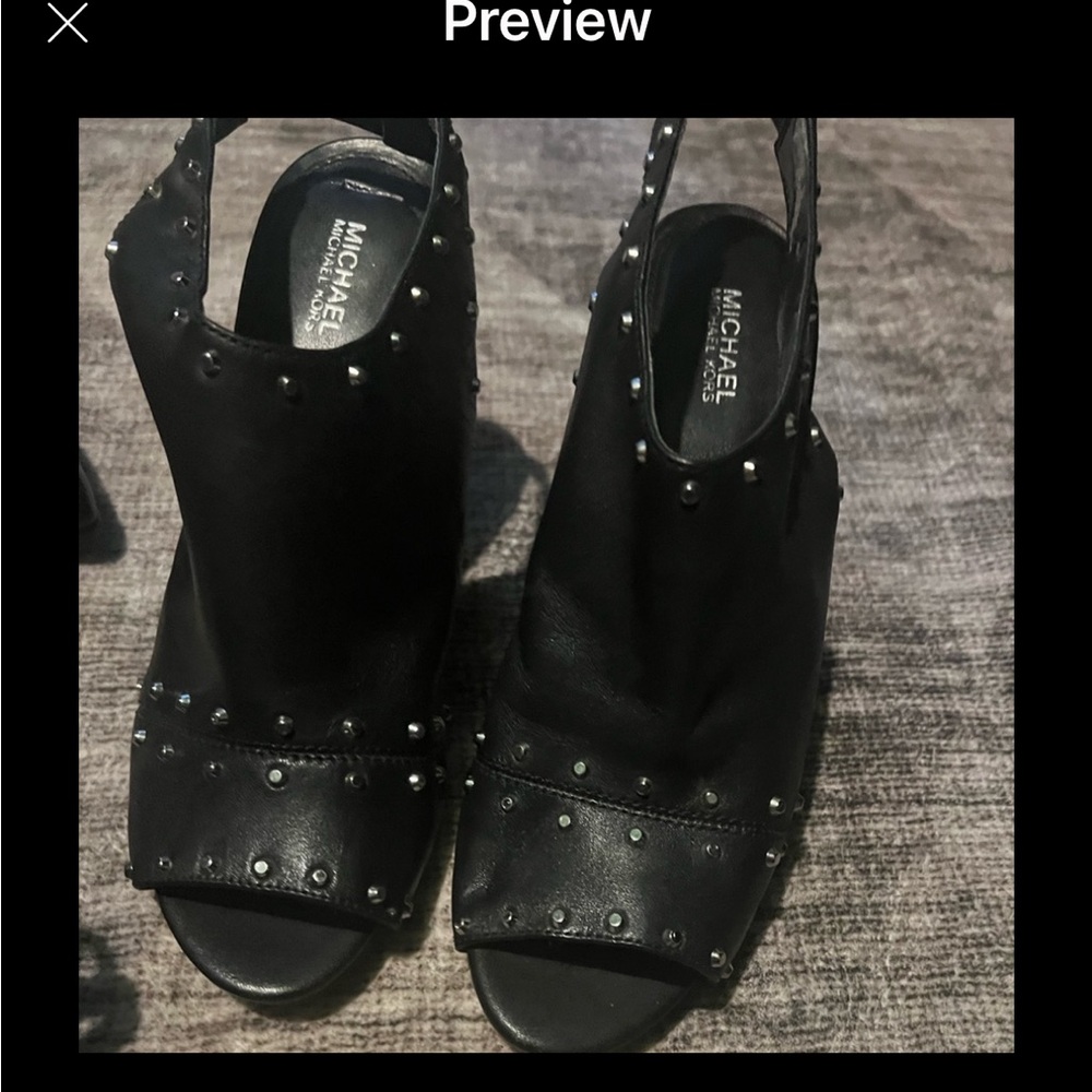 Michael kors shoes black -   both shoes are an 8